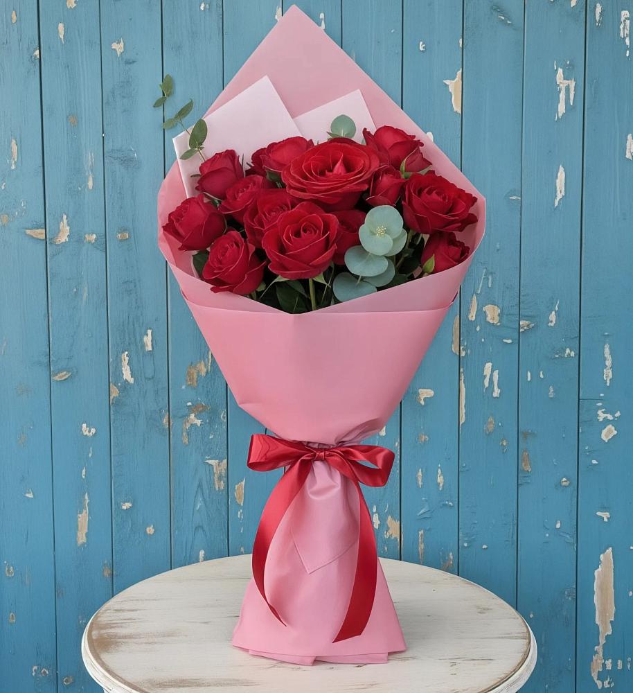 Букет цветов из: Розы в Беслане