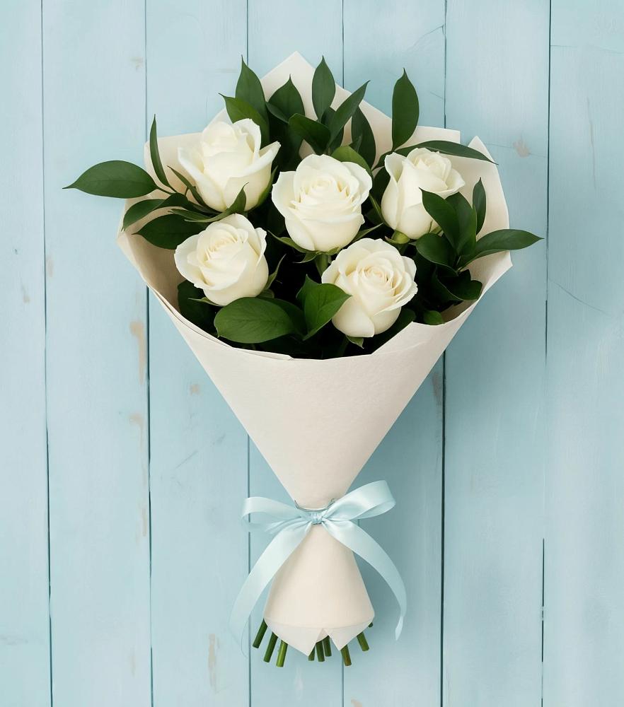 Букет цветов из: Розы в Беслане