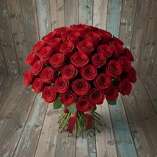 Букет 55 Красных роз Фридом #REPLACE_PRED# Беслане