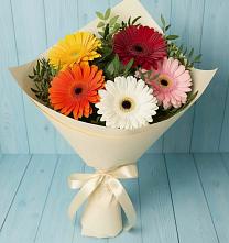 Букет цветов из:  Герберы в Беслане