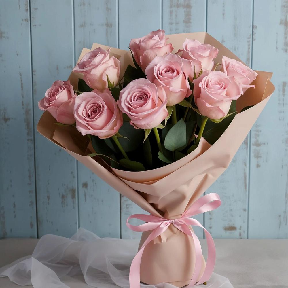 Букет цветов из: Розы в Беслане