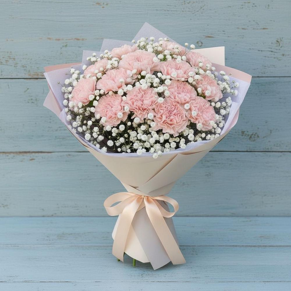 Букет цветов из: Гвоздики в Беслане