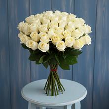 Букет 51 Белая роза Эдлесс Лав #REPLACE_PRED# Беслане