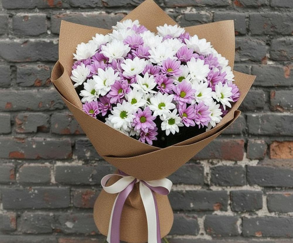 Букет цветов из: Хризантемы в Беслане