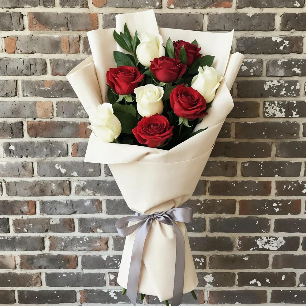 Букет цветов из: Розы в Беслане