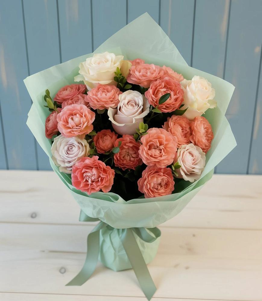 Букет цветов из: Розы в Беслане