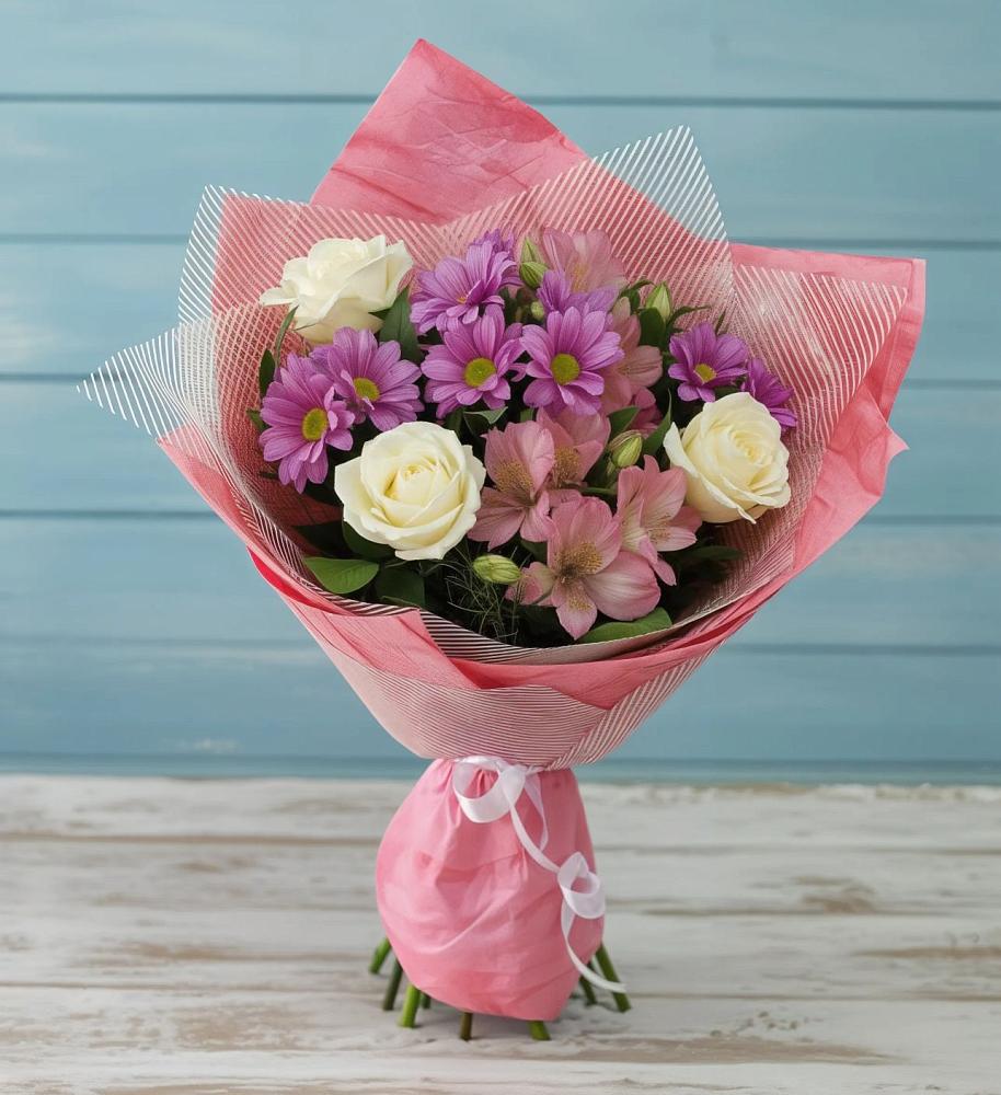 Букет цветов из: Герберы в Беслане