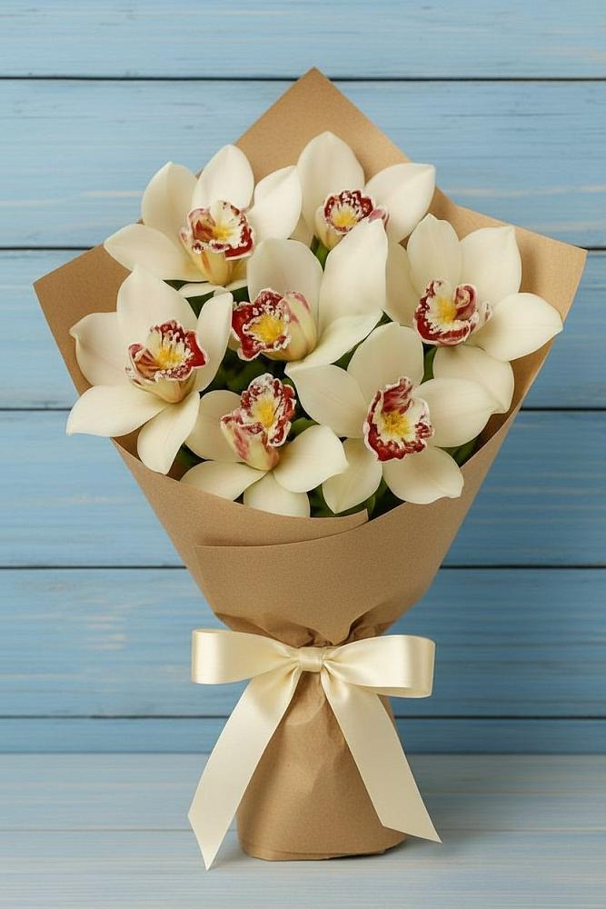 Букет цветов из: Орхидеи и Розы в Беслане