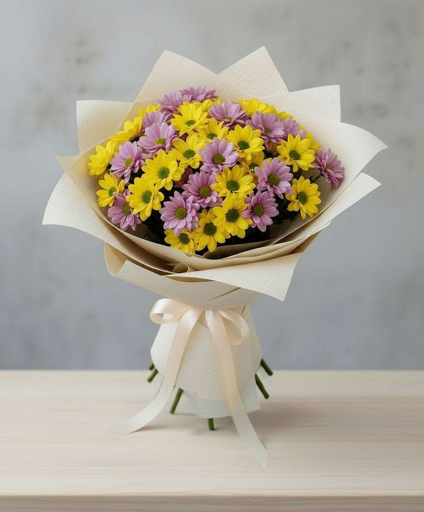 Букет цветов из: Хризантемы в Беслане